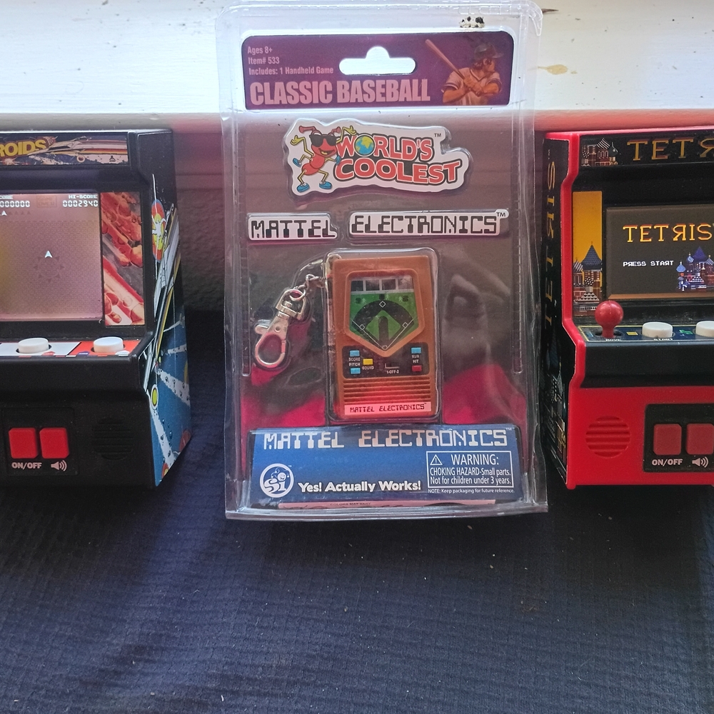 Mattel Electronics Classic Baseball Game - Orange and Green